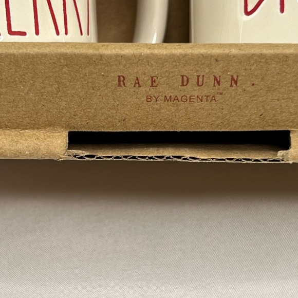 Rae Dunn - ‘Merry & Bright’ ceramic tree ornaments   NWT - Picture 2 of 3